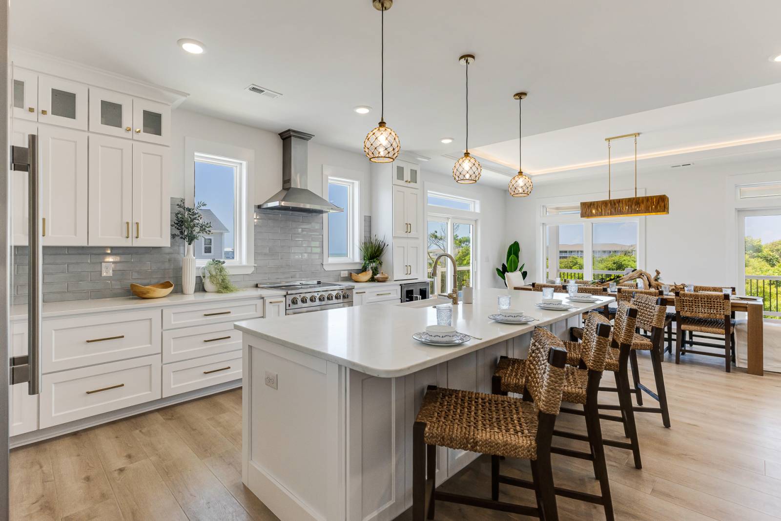 Kitchen of a vacation rental home managed by iTrip Oak Island
